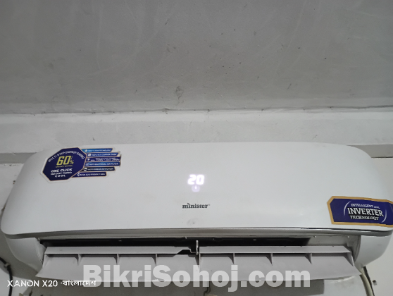 মিনিস্টার ডুয়াল ইনভার্টার এসি ১.৫ টন